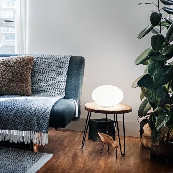 Ideal Lux - LED Stolná lampa CANDY 1xG9/3W/230V pr. 25 cm biela