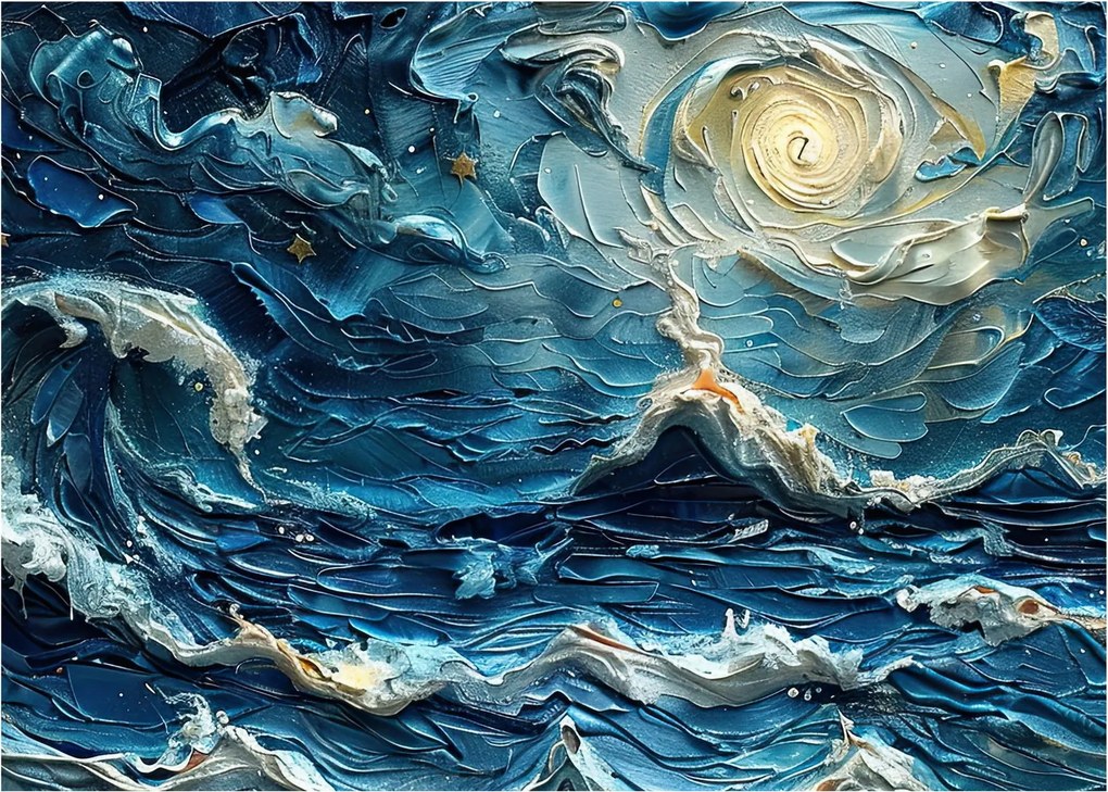 Obraz - Maľba oblohy a mora (70x50 cm)
