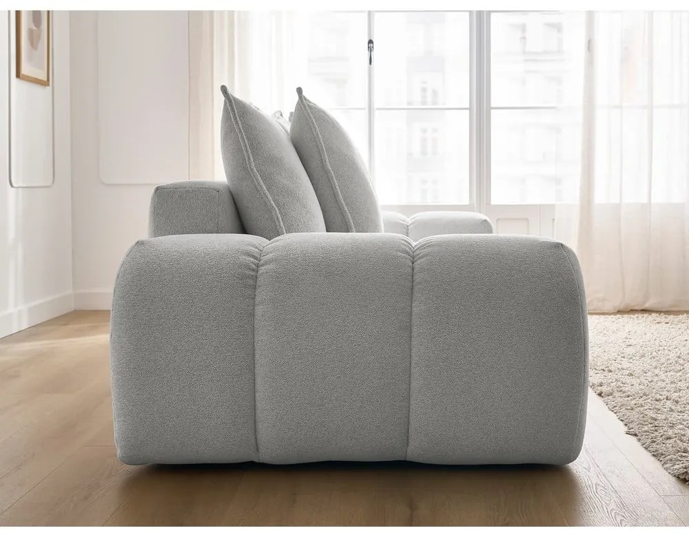 Svetlosivá ženilková pohovka 278 cm Everest – Bobochic Paris