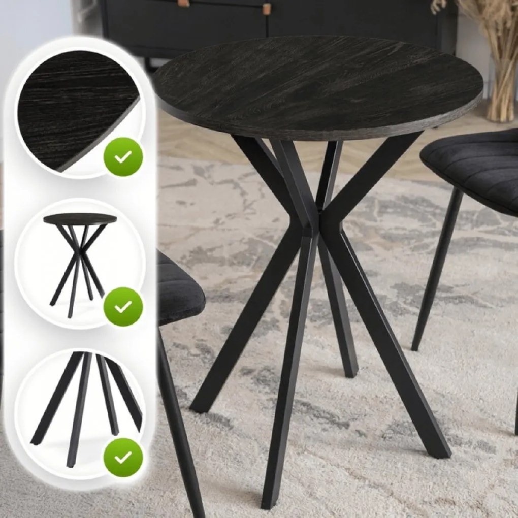 PROXIMA.store - Jedálenský stôl LAUREN FARBA: biela, FARBA NÔH: orech