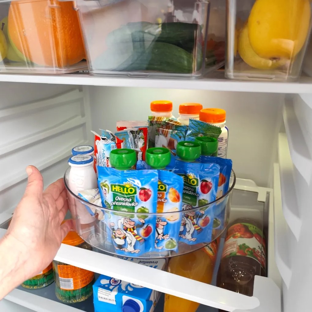 Zeller Present Otočný organizér s priehradkami, Zeller COMPACTA pr. 27 x 9 cm