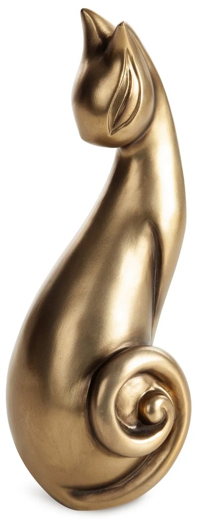 DEKORAČNÁ SOŠKA KATI 10X10X26 CM ZLATÁ