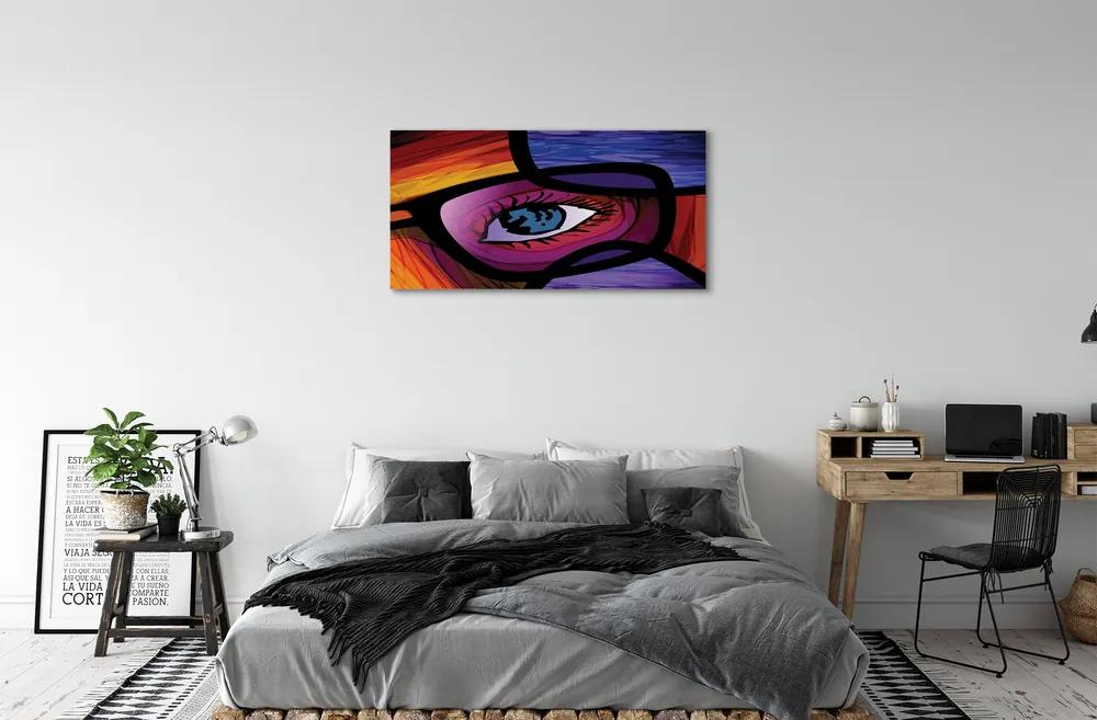Obraz canvas eye image 125x50 cm