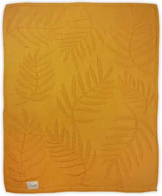 KL Bavlnená deka Albero Mio 80x100 - horčicová