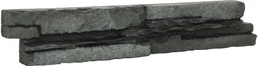 Obklad Vaspo kameň čierna 6,7x37,5 cm reliéfna V53201