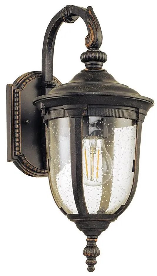 Elstead CL2-S - Vonkajšie nástenné svietidlo CLEVELAND 1xE27/60W/230V IP44