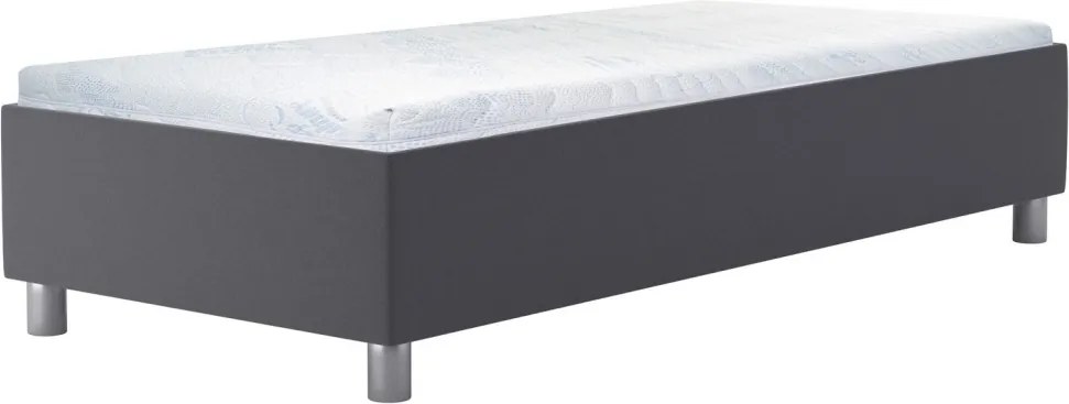 Posteľ Studio 90x200 cm, tmavo šedá látka