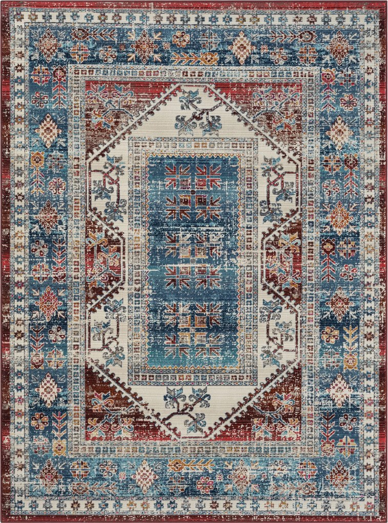 Kusový koberec Elfi 1 CA40001 blau, 170x240, viacfarebná, chodba / predsieň, My Flair