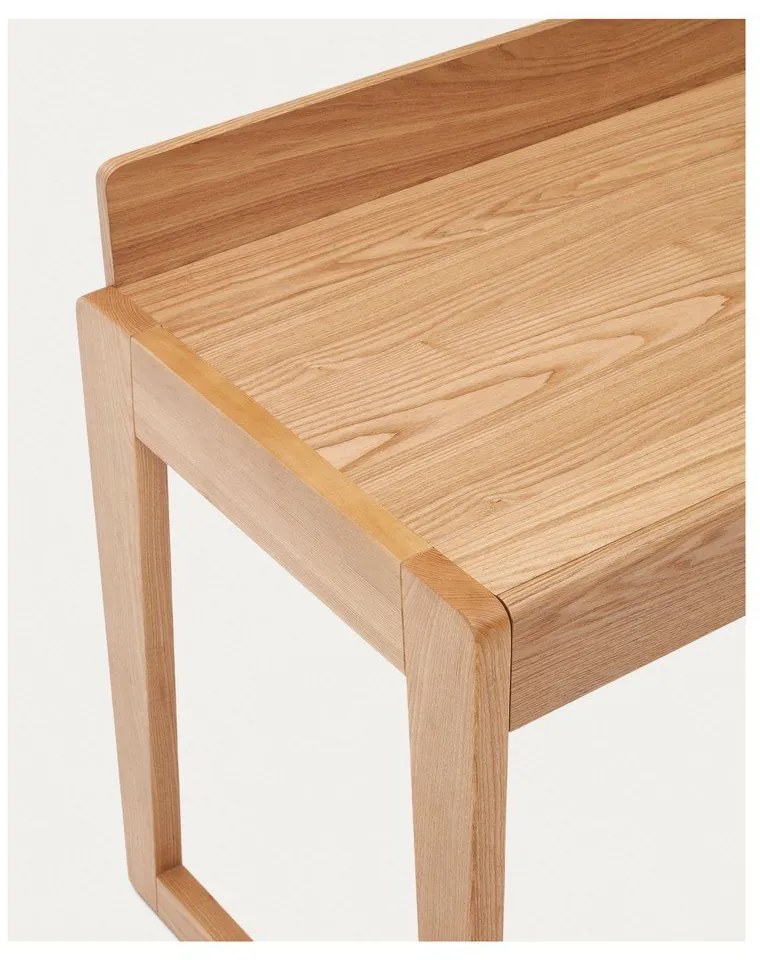 Pracovný stôl s doskou v dekore jaseňového dreva 60x120 cm Arandu – Kave Home