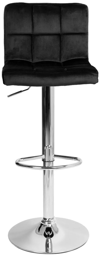 Barová stolička ARAKO chróm čierna