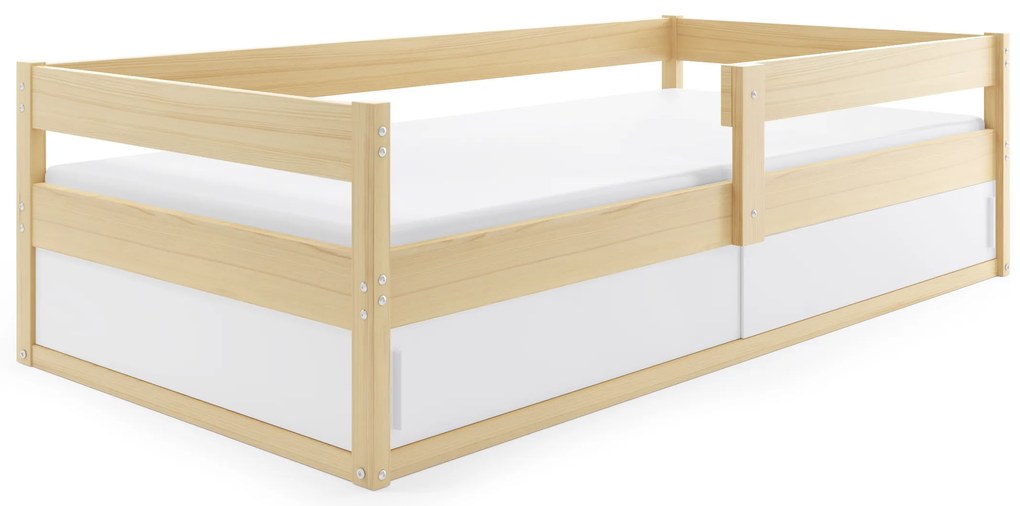 Interbeds Jednolôžková posteľ HUGO 160x80cm + matrac Prírodná