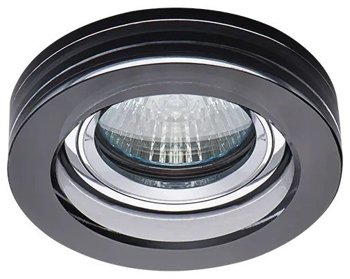 KANLUX Vstavané bodové osvetlenie FEDO, 1xGX5,3, 50W, 9cm, okrúhle, čierne