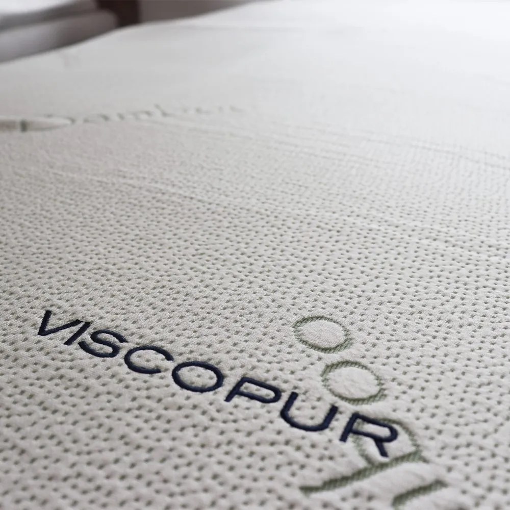 VISCOPUR Vrchný matrac VISCOPUR® bamboo 3,5 cm - 100x200 cm | akce 1+1 (2ks)