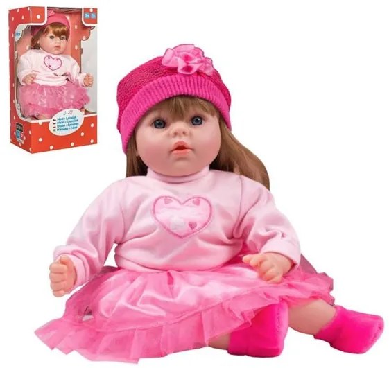 PLAYTO Slovensky hovoriaca a spievajúca detská bábika PlayTo Tina 46 cm