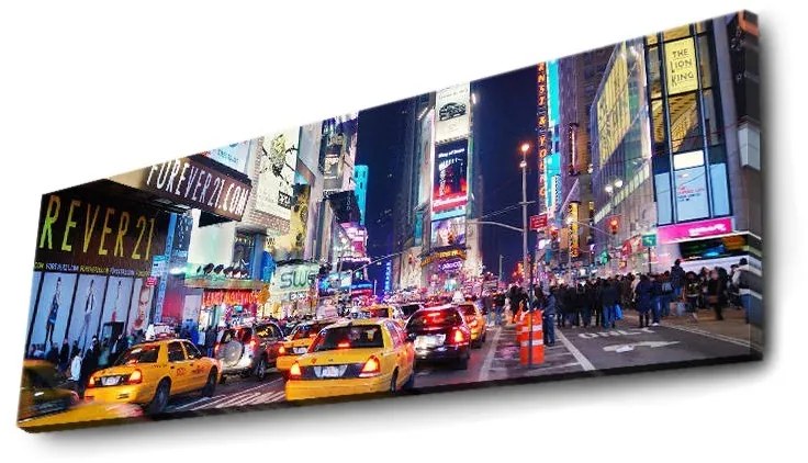 Obraz s LED osvětlením SVĚTLA MĚST 07 30 x 90 cm