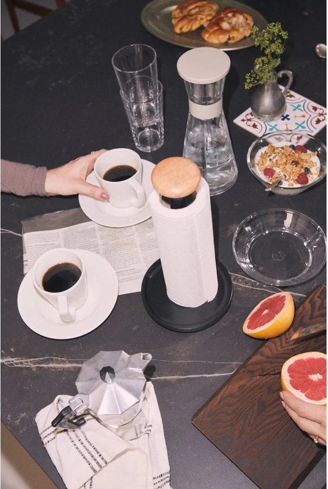 Čierny stojan na papierové utierky ø 15 cm Paper Pal – Rosendahl