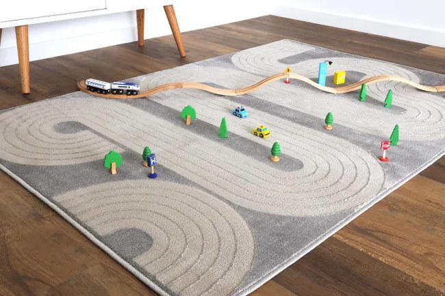 Koberec FD Soft Shrink Roads P popolový