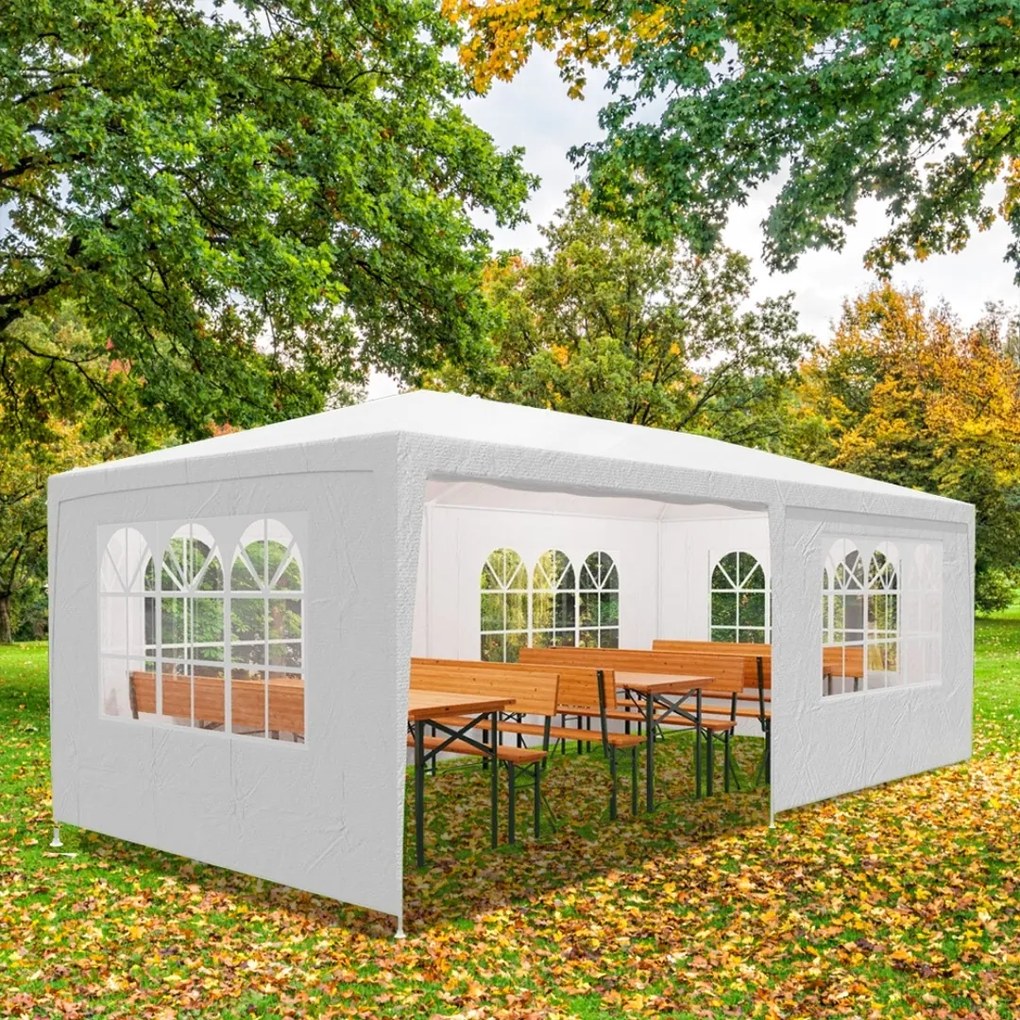 Párty stan NEAPOL, 3x6m, biela Jurhan