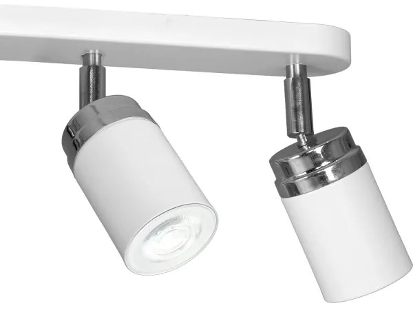 Bodové svietidlo RENO 3xGU10/8W/230V biela/chróm