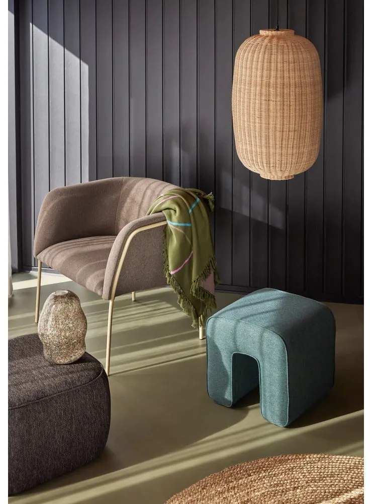 Sivý puf Hübsch Cube