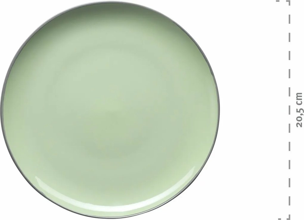 Mäser Jedálenská súprava riadu 16 ks MAILA – svetlomodrá mix