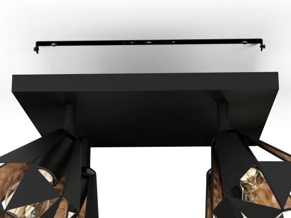 Eglo 43718 - Bodové svietidlo CARLTON 4xE27/40W/230V