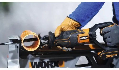 Aku píla chvostovka WORX 20V WX500.9 bez akumulátora a nabíjačky