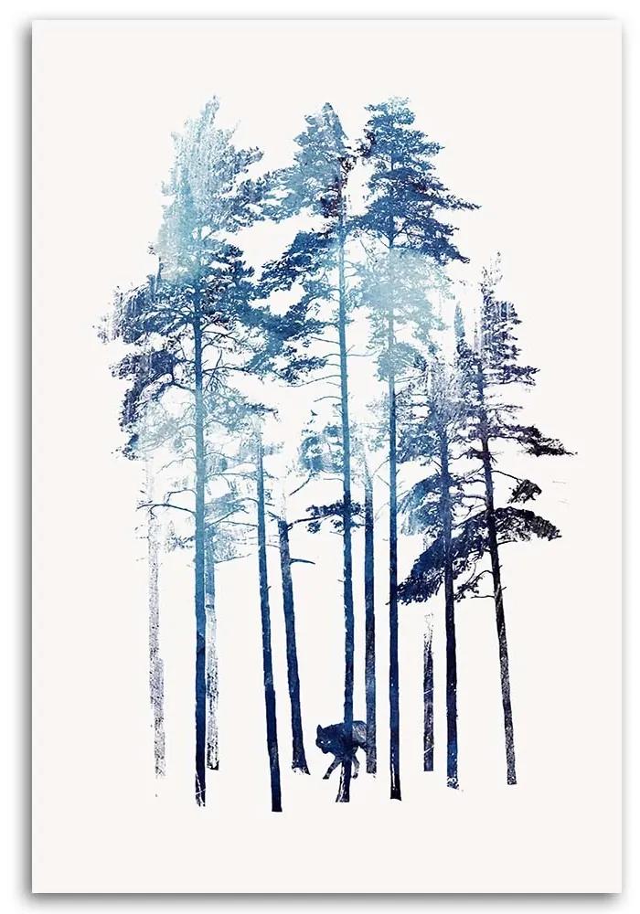 Gario Obraz na plátne Vlk v zime - Robert Farkas Rozmery: 40 x 60 cm