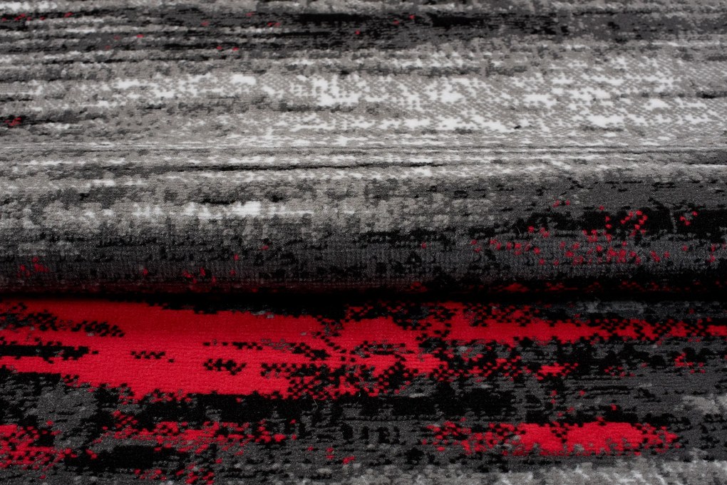 TA Koberec Z905E BLACK MAYA PP ESM Sivý Obdĺžnikový Rozmer: 200x200 cm