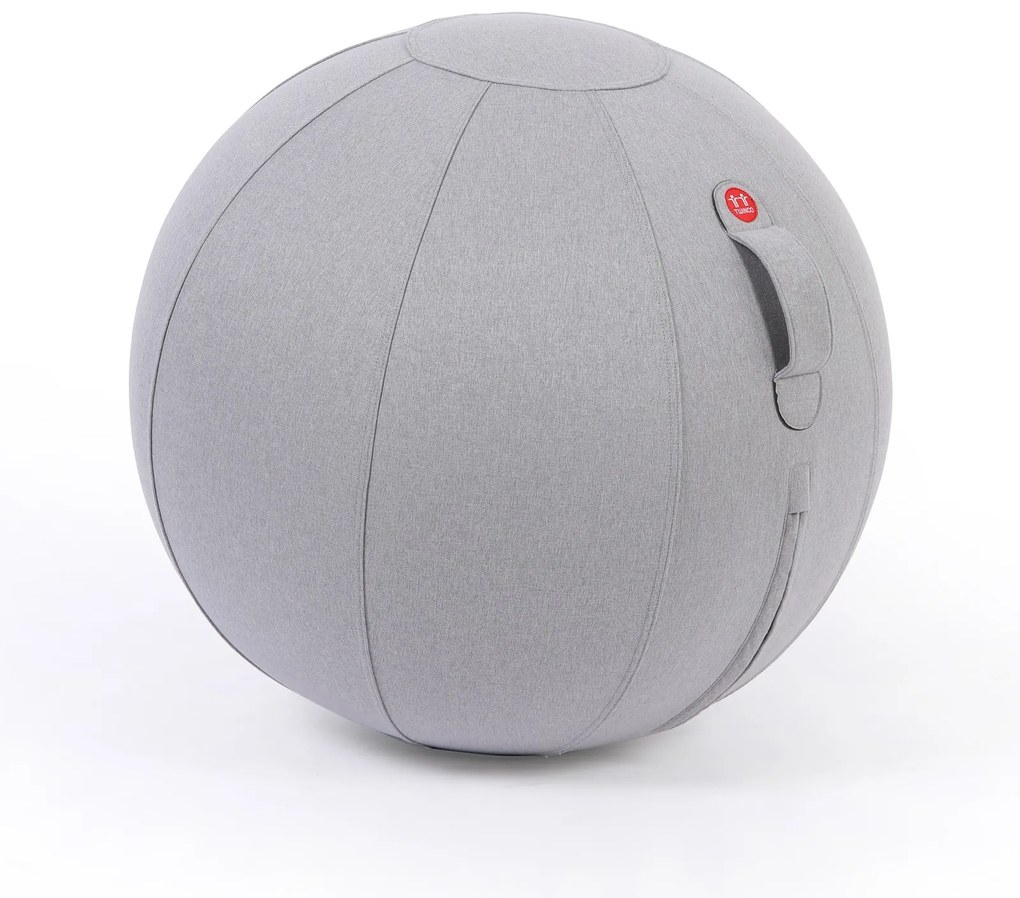 Ergonomická sedacia lopta ORBIX, sivá
