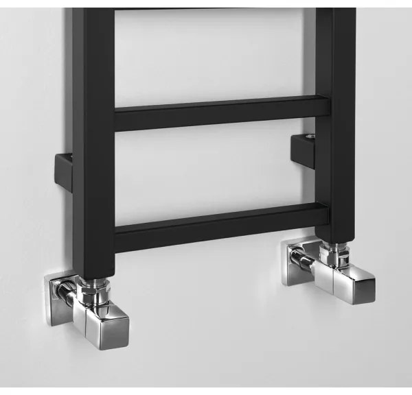 Sapho - Kúpeľňový radiátor METRO LIGHT 276 W 30 × 150 cm matná čierna