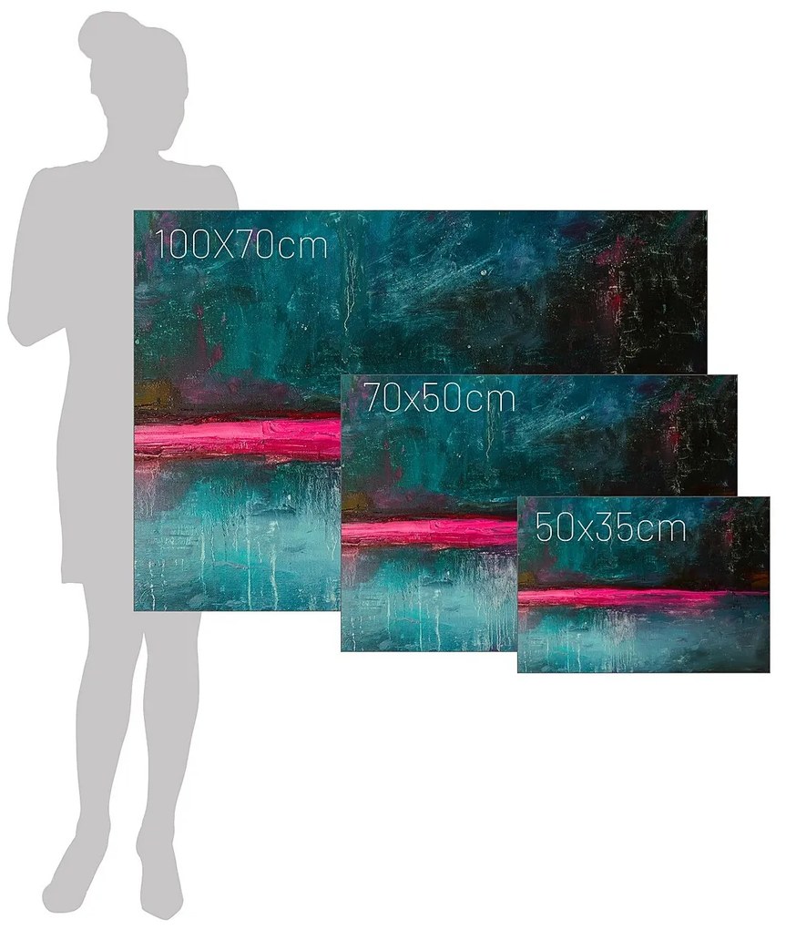 Plátno maľba Expression Pink II