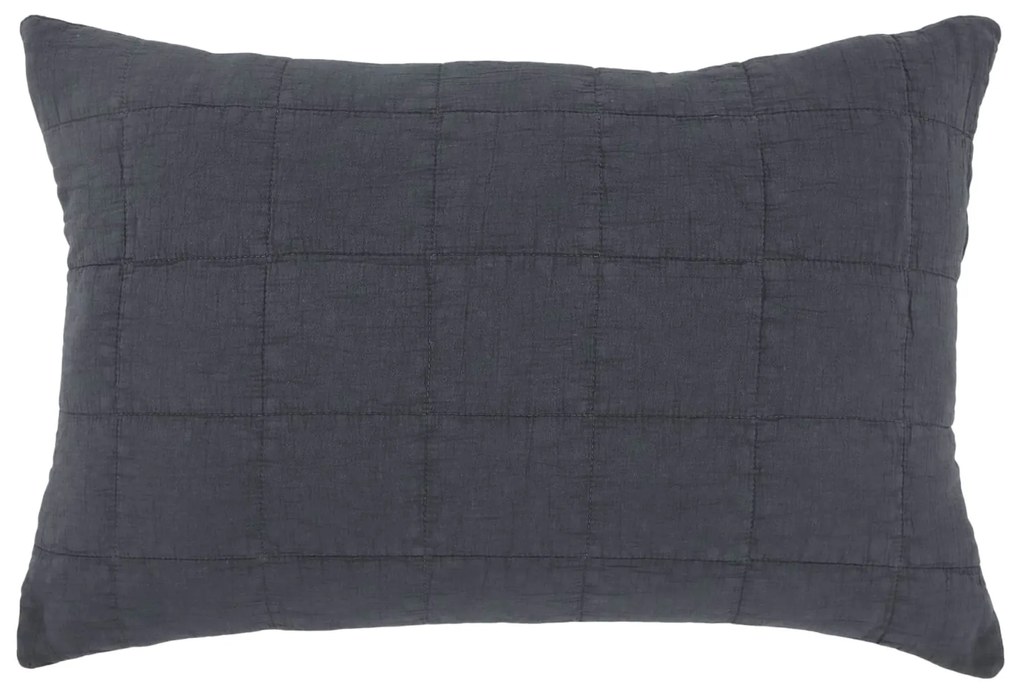 Chic Antique Prešívaný poťah na vankúš Midnight 40 × 60 cm