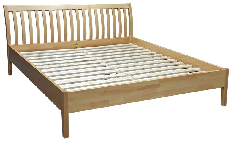 FINES drevená posteľ TALIA 180x200 orech tmavý