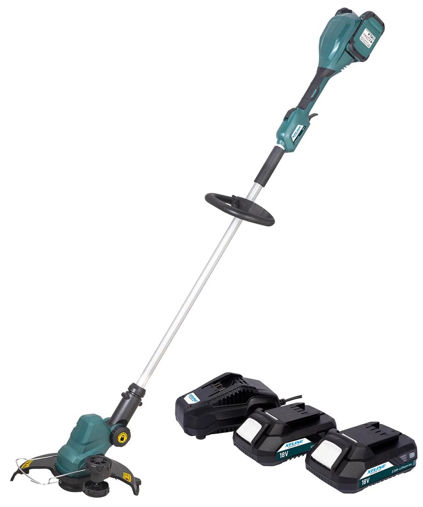 XTline Aku strunová kosačka 36V + 2batérie 2.0Ah + nabíjačka 3.5A