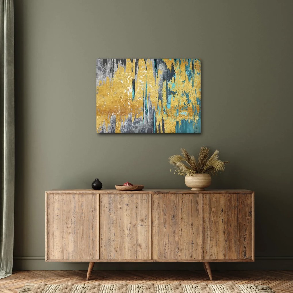 Obraz - Zlatý design (70x50 cm)