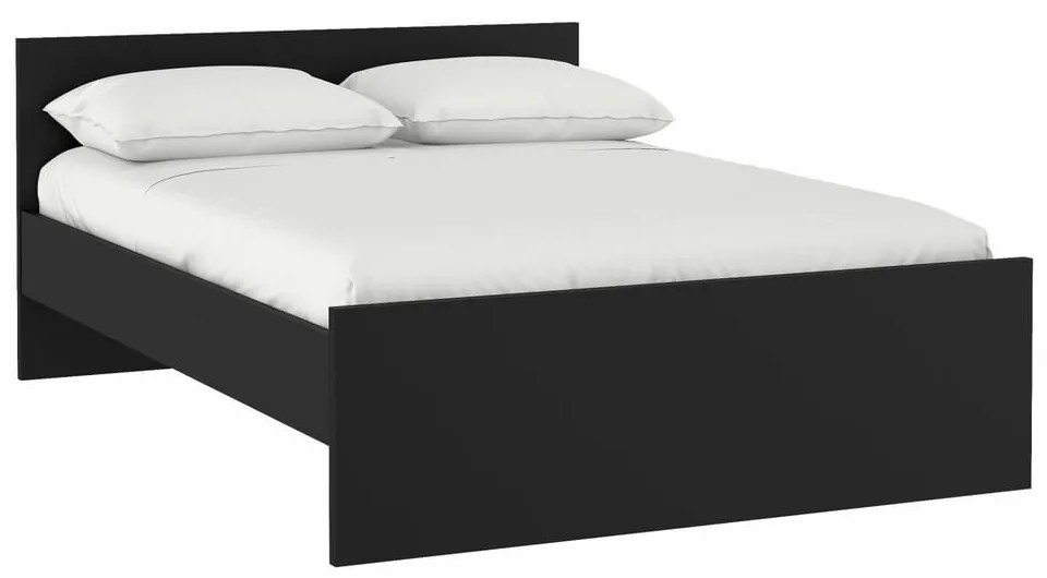 Čierna dvojlôžková posteľ 160x200 cm Naia – Tvilum