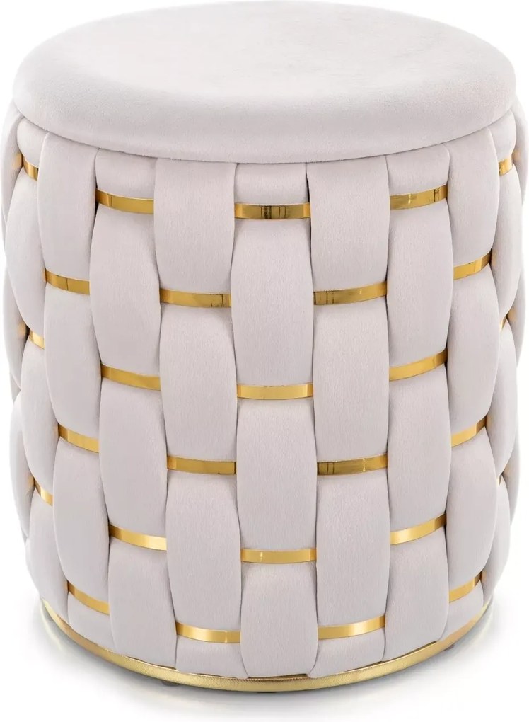 SI Tiara Velvet taburetka svetlo béžová