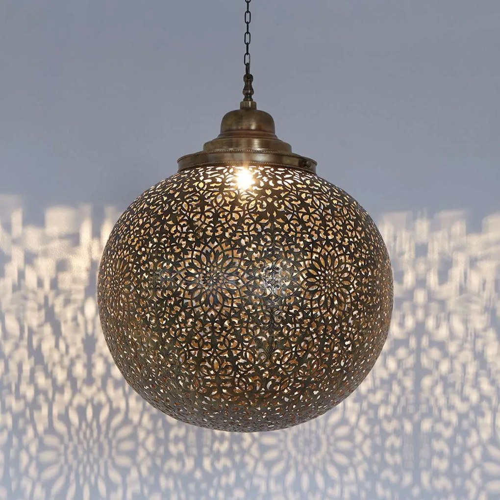 Luxusná mosadzná lampa Medina