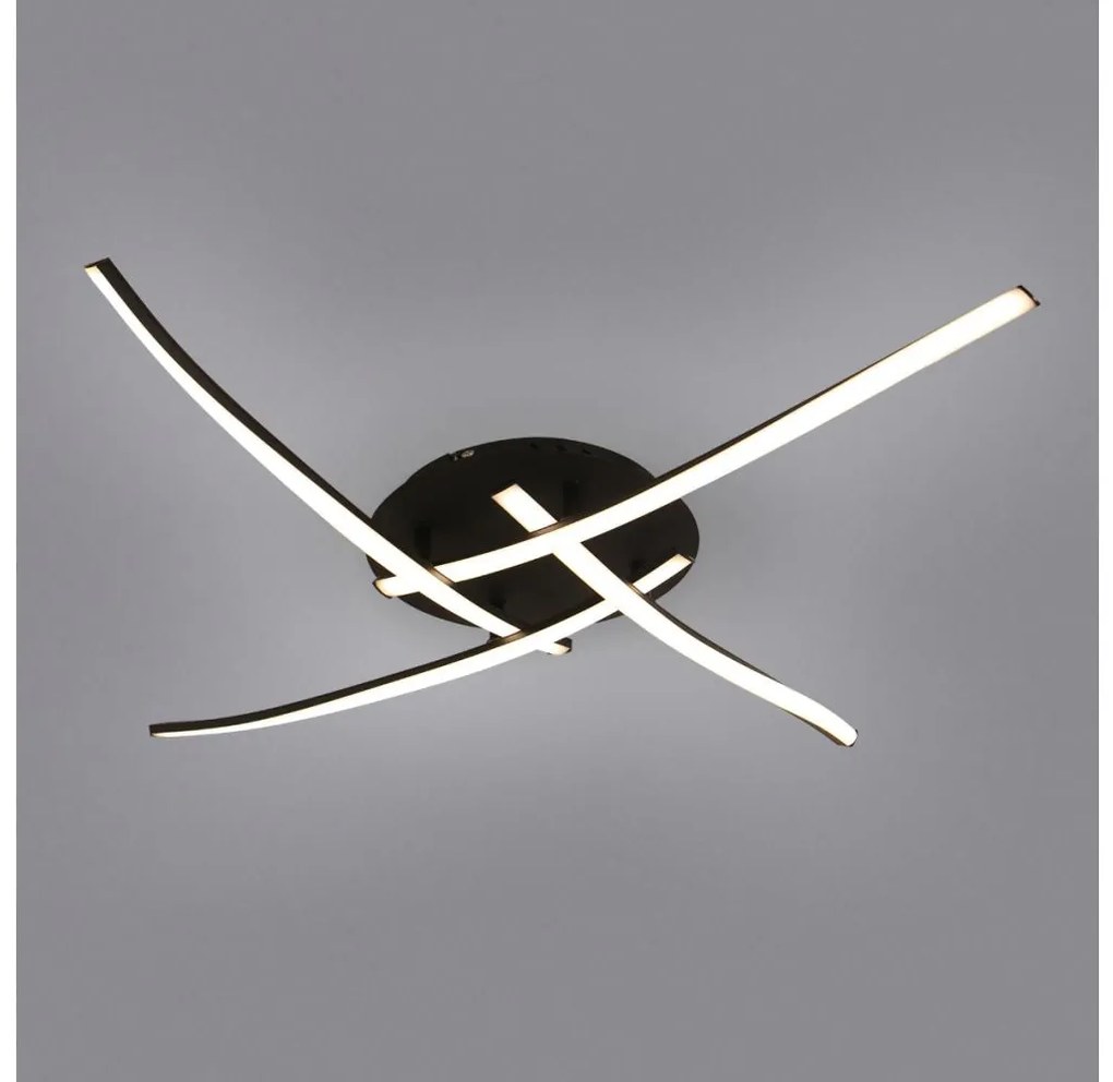 Brilagi - LED stropné svietidlo STRIPES LED/32W/230V čierna