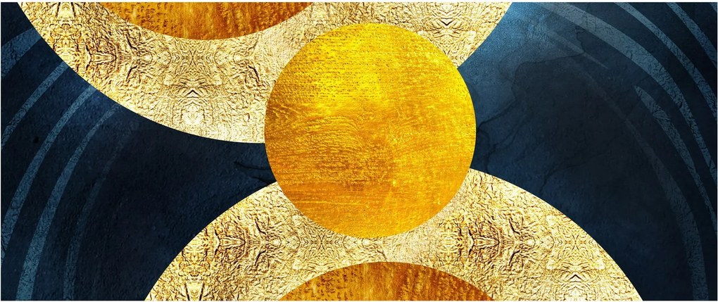 Obraz - Kruhy (120x50 cm)