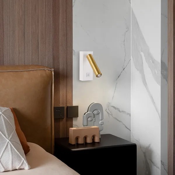 Brilagi - LED Stmievateľné bodové svietidlo MAYA 1xG9/4W/230V biela/zlatá