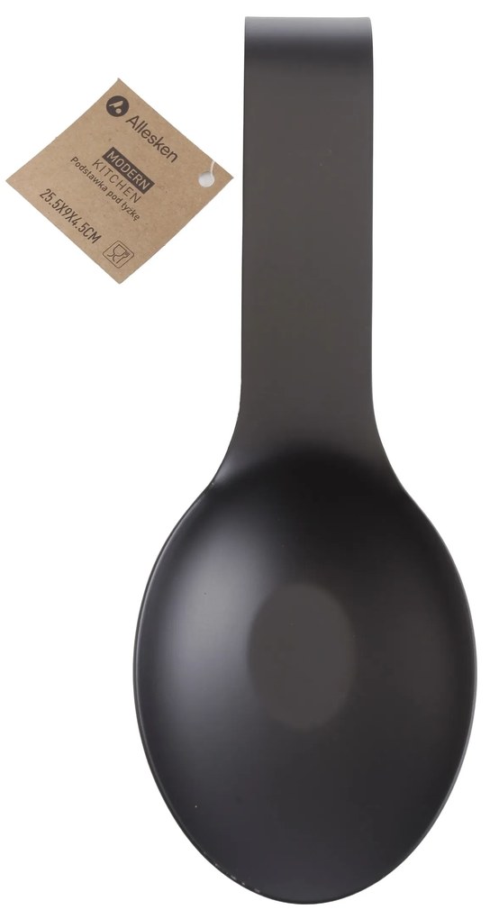 Opěrka na lžíci MODERN KITCHEN 25,5 cm černá