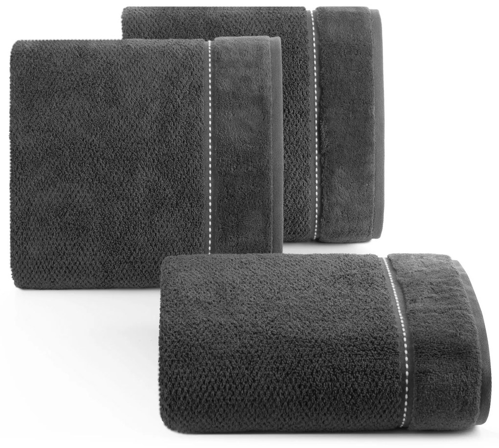 BAVLNENÝ UTERÁK SALADO 70X140 CM SIVÁ