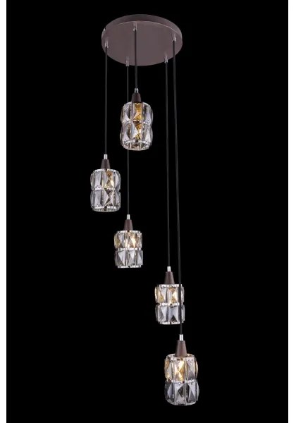 Globo 15761-5 - Krištáľový luster na lanku WOLLI 5xE14/40W/230V