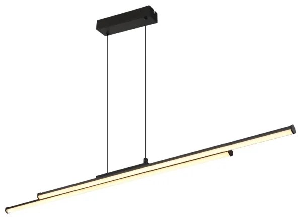 Globo 67342-24H - LED Luster na lanku KIRINA LED/24W/230V 3000K čierna