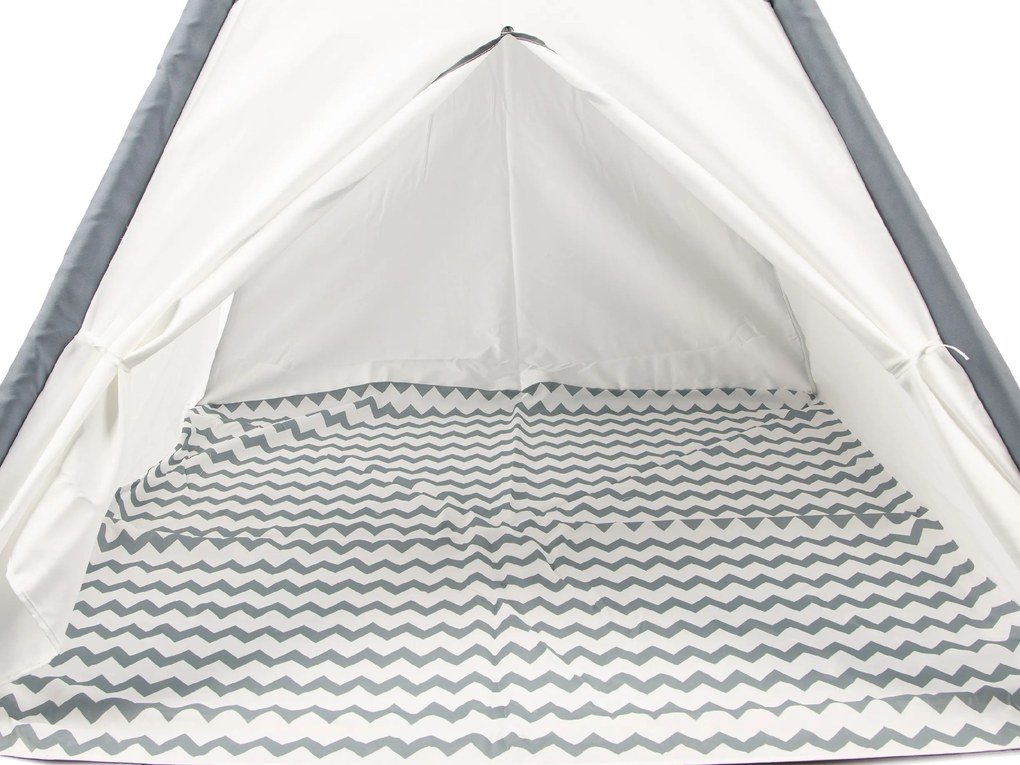 Detské tipi ECOTOYS – stan s podlahou 120x160 cm