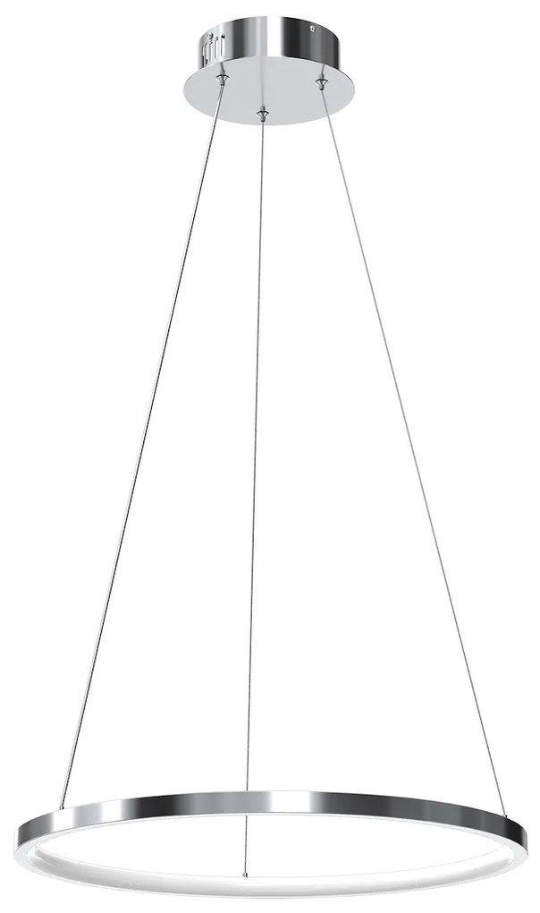 Závesné LED svietidlo Hoop, 1x LED 27w, 4000k, ch