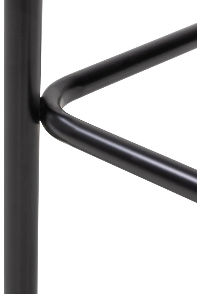 Barová židle Yasmin ecru/černá