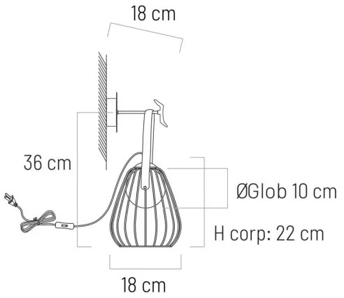 Klausen 101021 - Nástenná lampa MEMORY 1xG9/4W/230V biela/hnedá